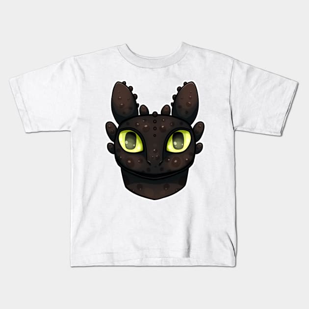 Night Fury Kids T-Shirt by HEllRas